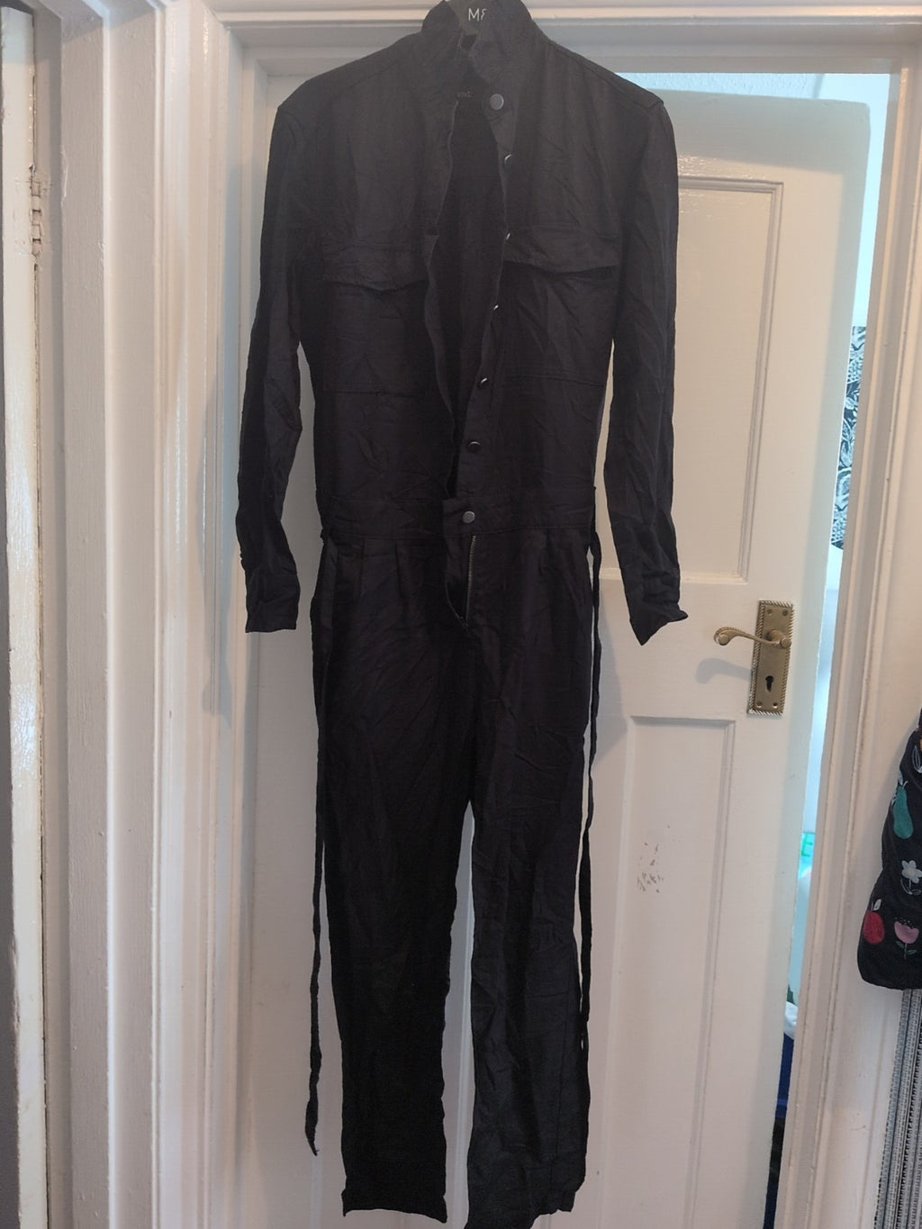 Next 8 Black Buttoned Jumpsuit