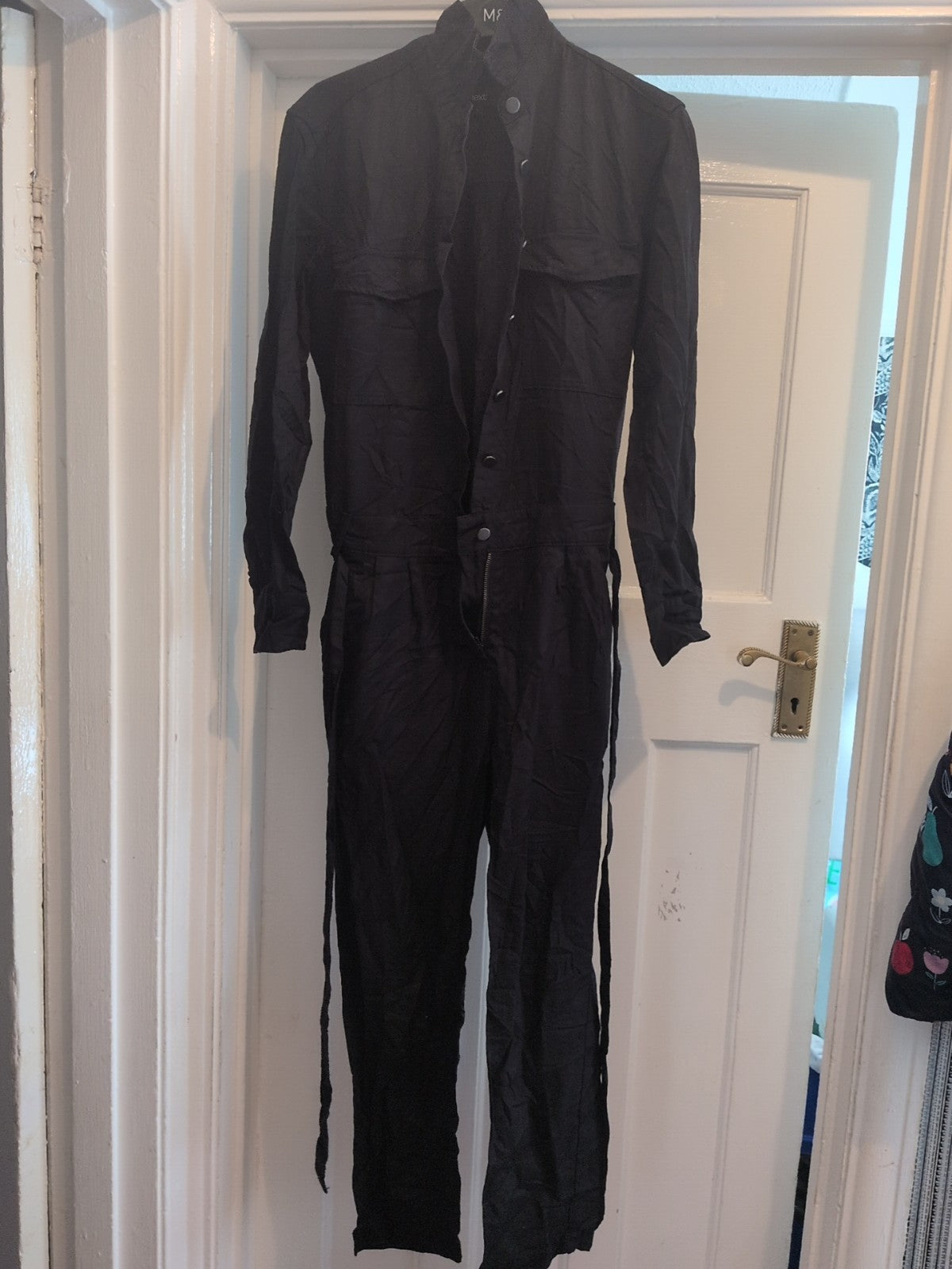 Next 8 Black Buttoned Jumpsuit