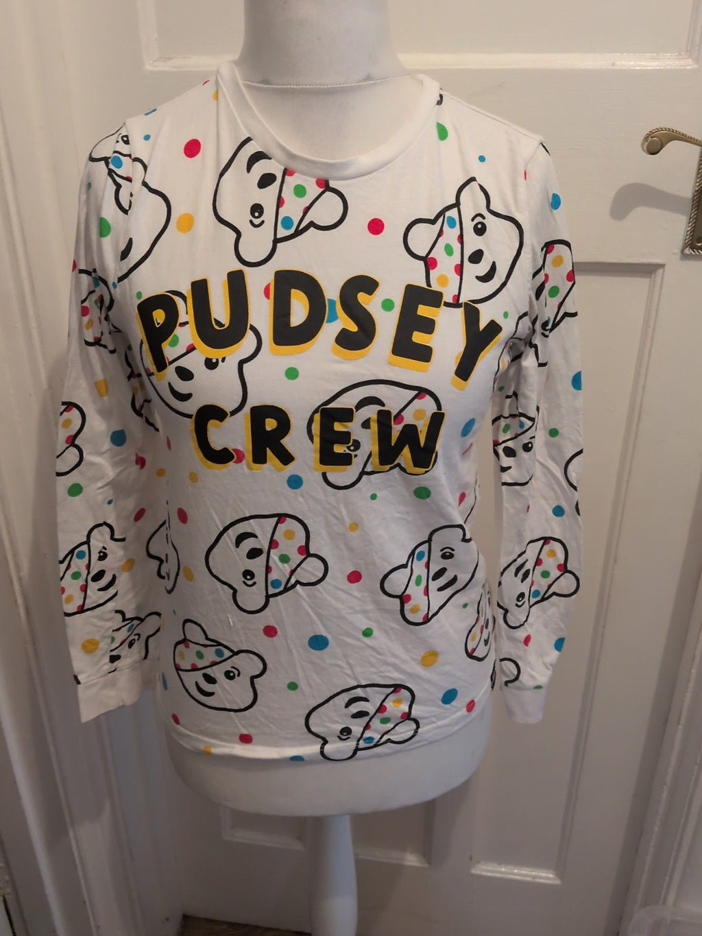 George 8-10 Children In Need Long Sleeve T-shirt/Pyjama Top