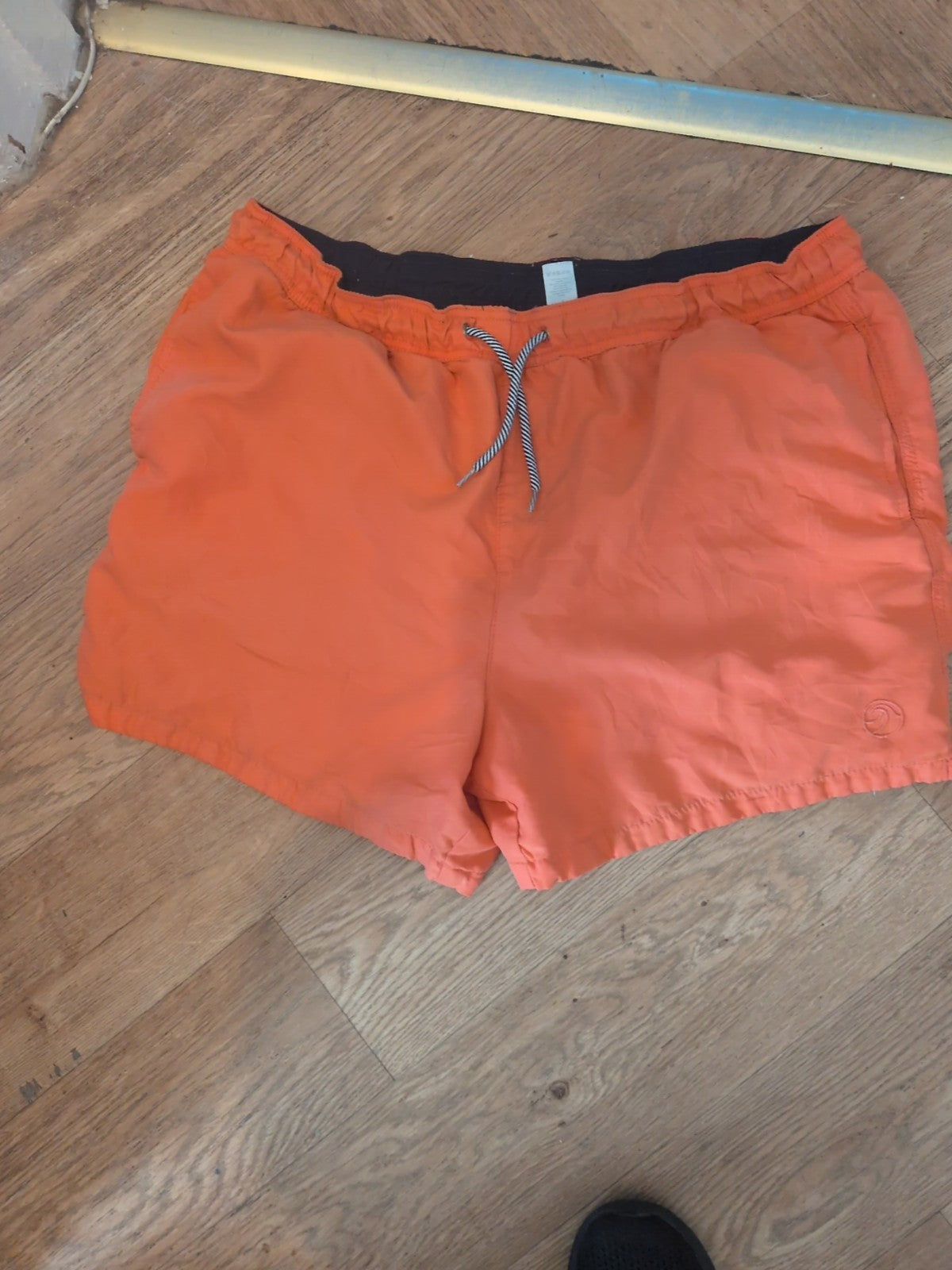 Tu Large Orange Elasticated Swim Shorts