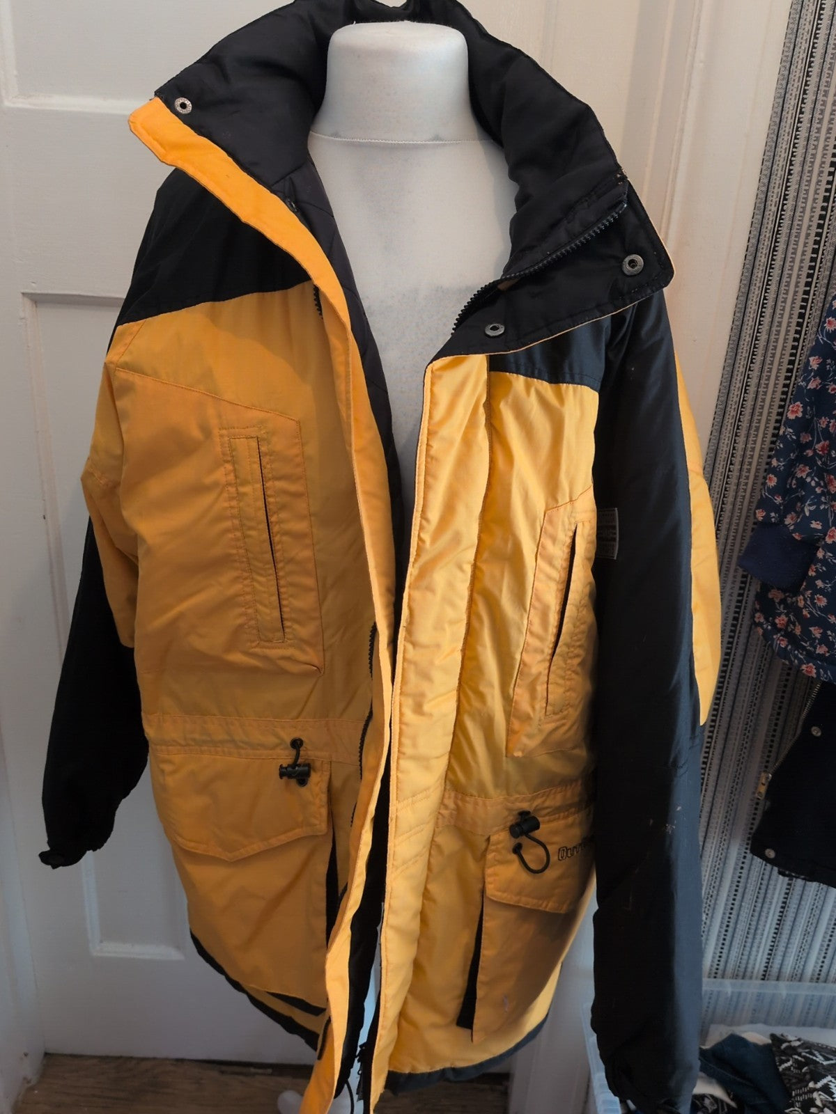 Giani Feroti 2XL Yellow And Black Coat
