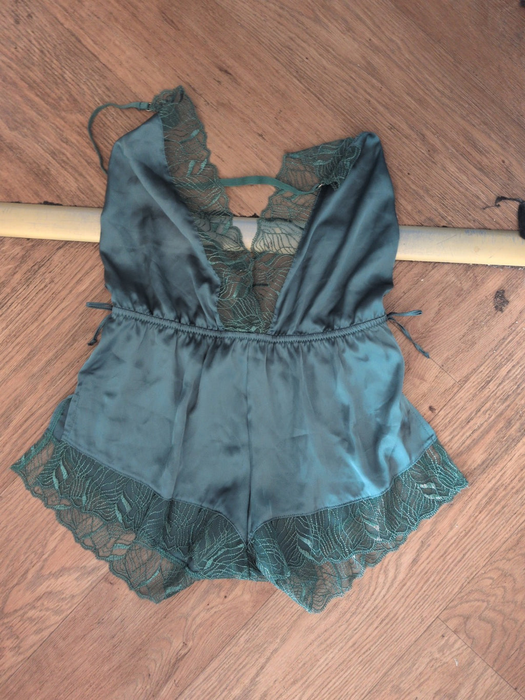 Primark 10-12 Teal Lacey Bodysuit
