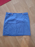 Ladies M&Co Size 18 Blue Lined Skirt