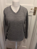 Pierre Carson Medium Grey Jumper Small Black Line On Chest
