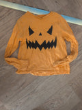 F&F 6-7 Years Orange Long Sleeve Halloween T-shirt