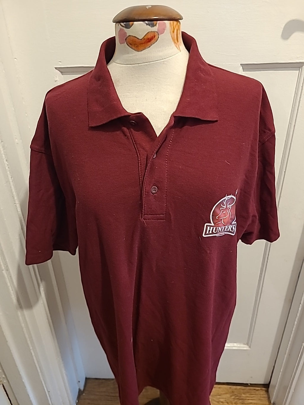 Mens Rtx Pro "Hunters Brewery" Purple Polo 2XL