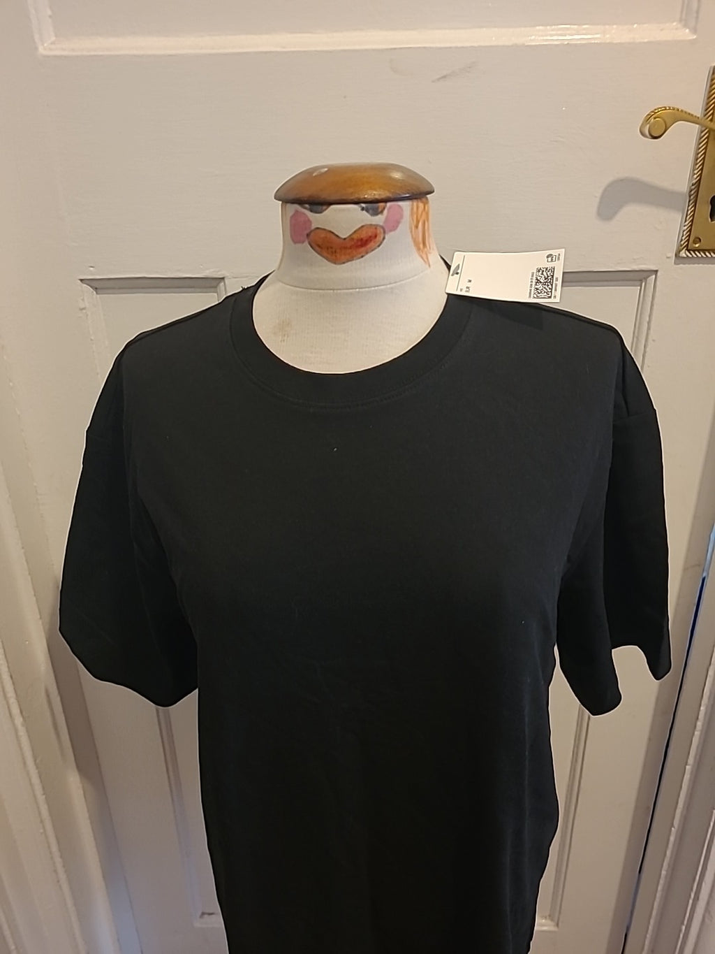 Brand New Mens H&M Size Medium Black Loose Fit Tshirt