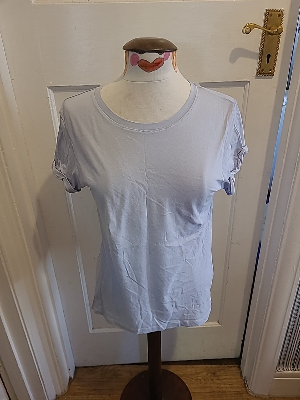 Mens Bravesoul Size Small Light Blue Short Sleeved Tshirt