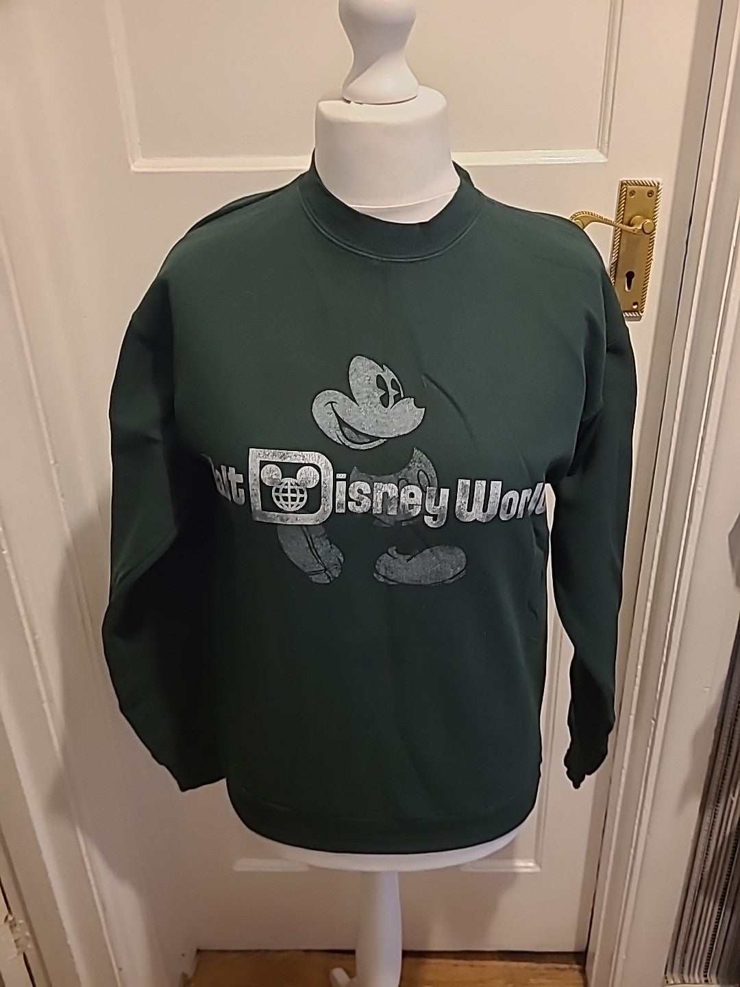 Girls Disney Age 15 Years Dark Green Print Jumper(fading)