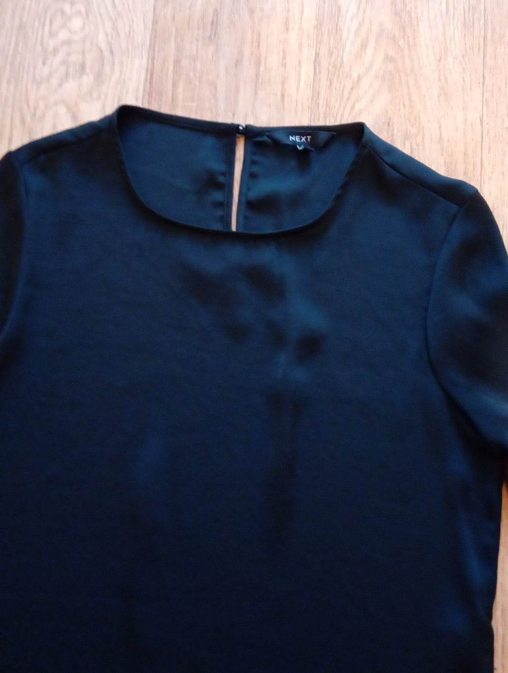 Ladies Next Size 6 Black Short Sleeved Round Neck Tshirt
