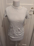 George 10 Crew Neck White T-shirt Short Sleeve