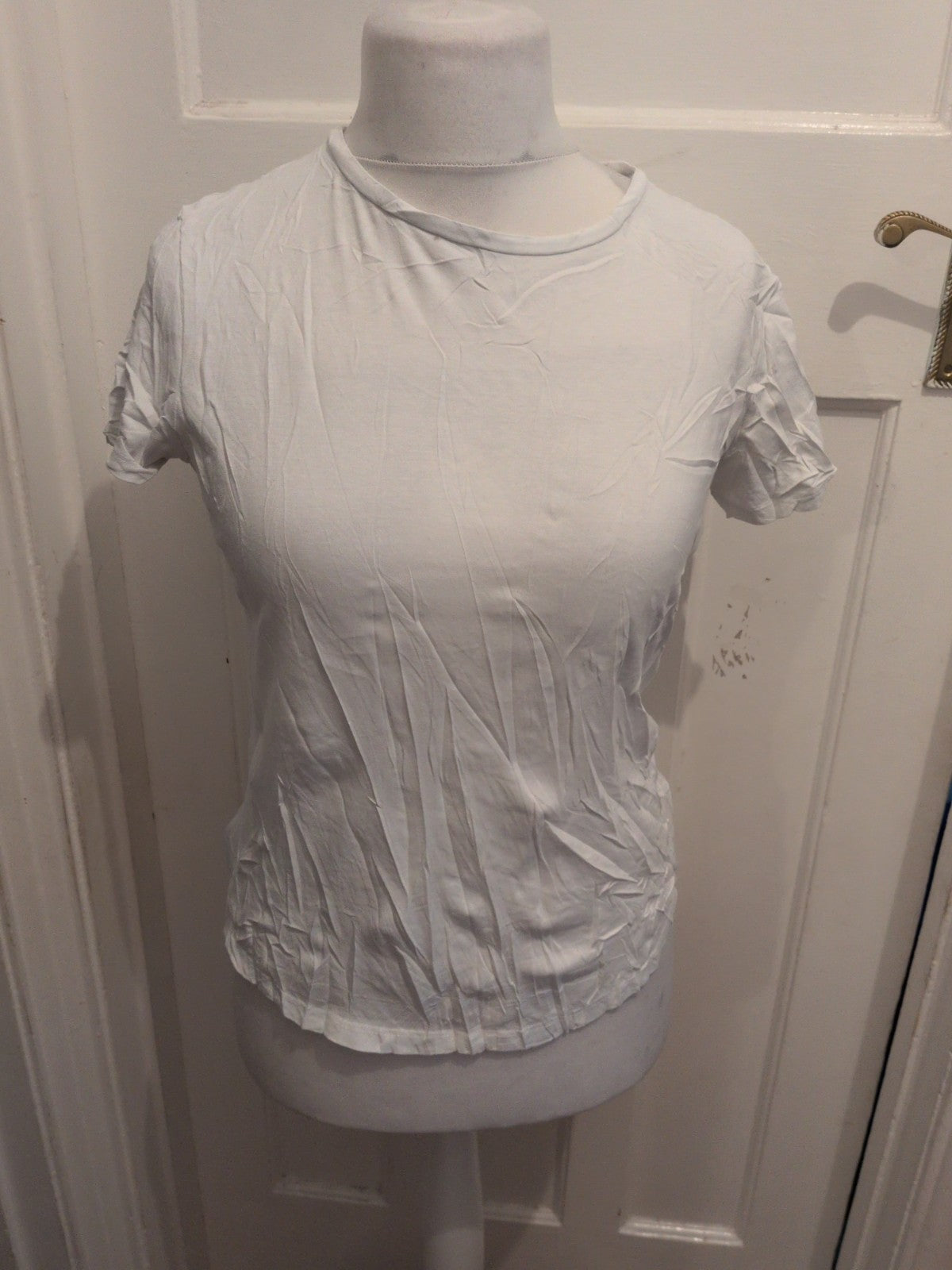 George 10 Crew Neck White T-shirt Short Sleeve