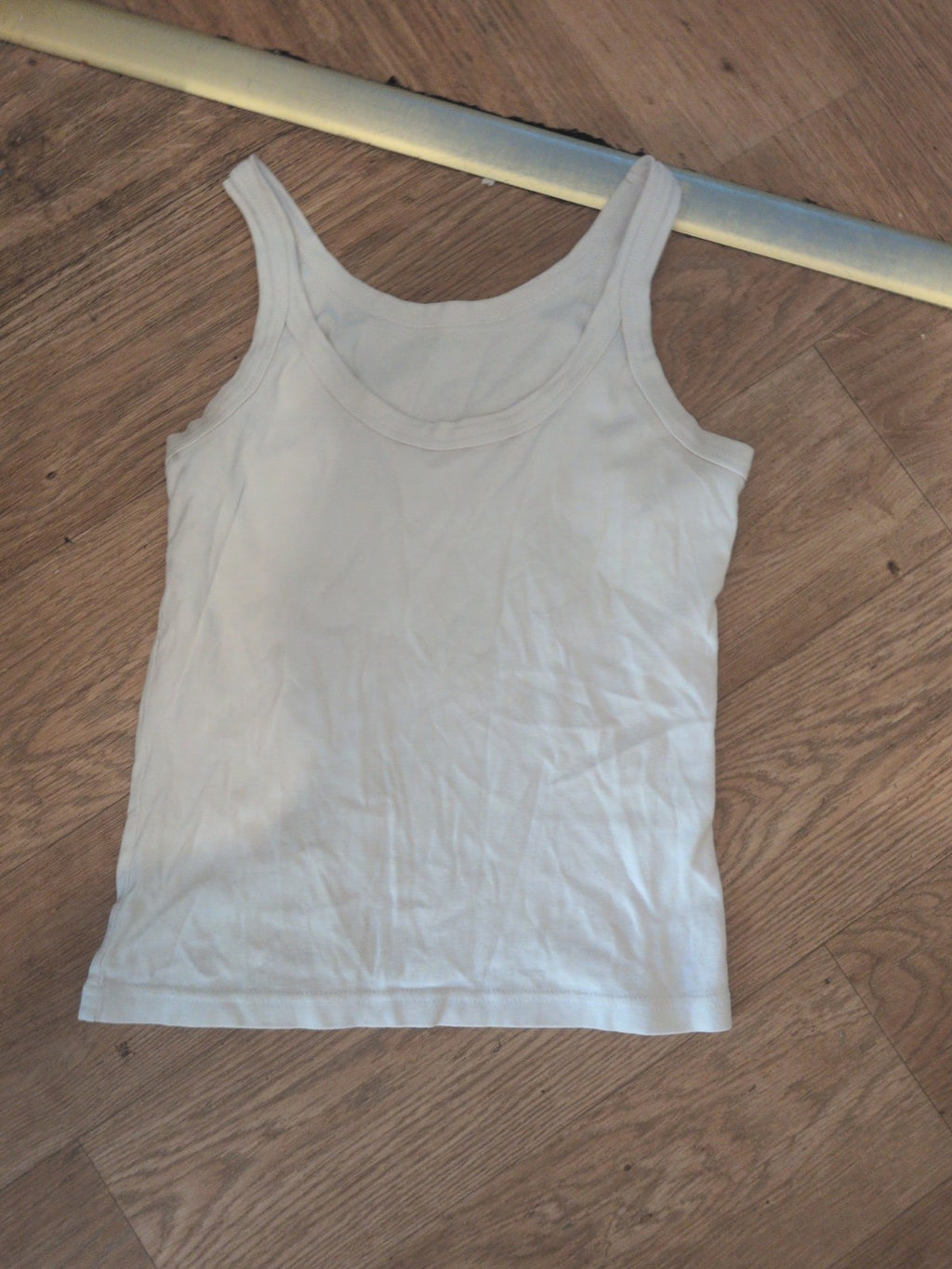 Evie 10-12 White Sleeveless Tank Rop