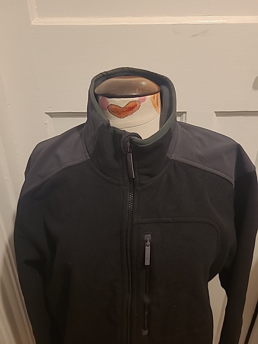 Mens And Spencer 41in Black Long Sleeve Wind Proof And Water Proof Jacket