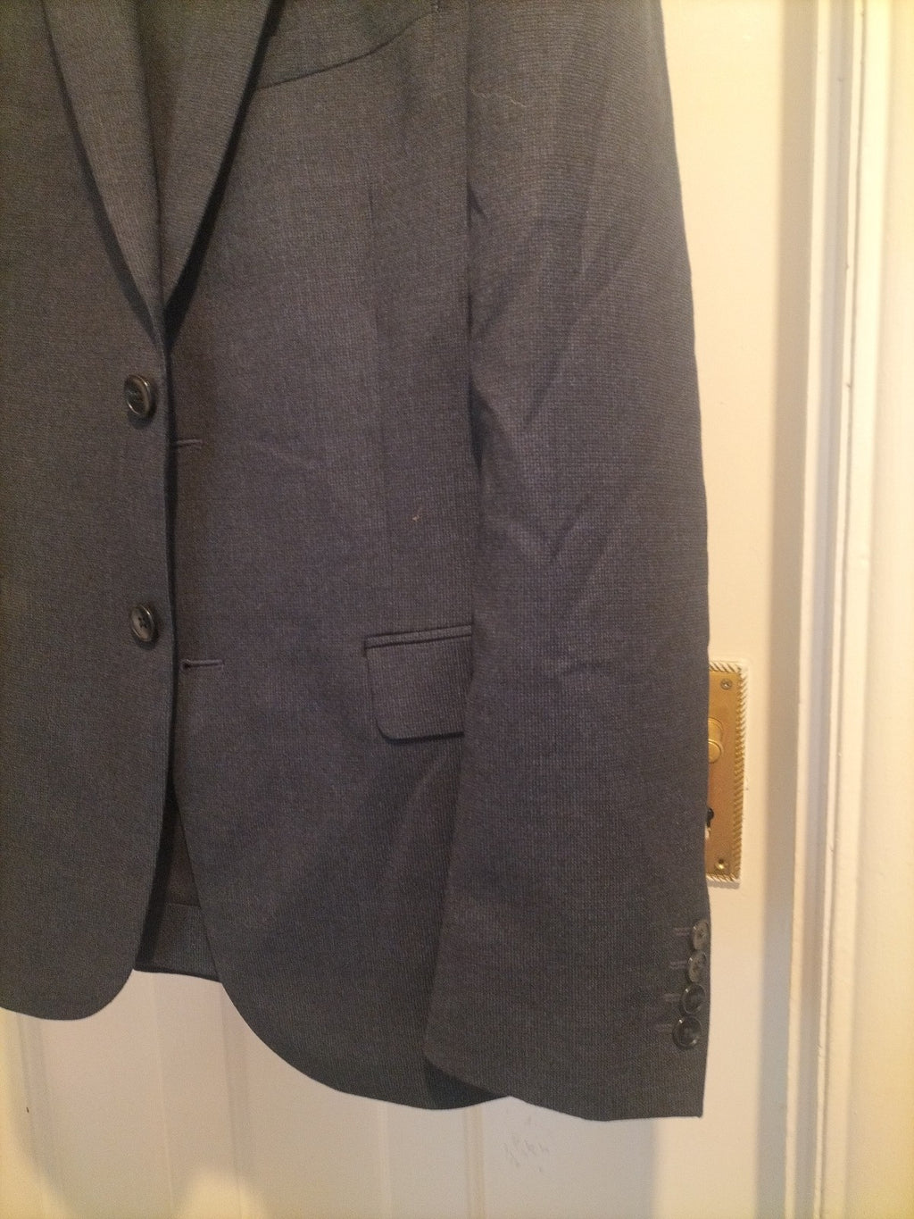 Mens John Lewis 2 Piece Suit 38R Slim Fit 32 Regular Trousers