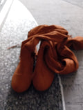 Ladies Tan Knee Length Boots Size 4 Beyou Free Delivery