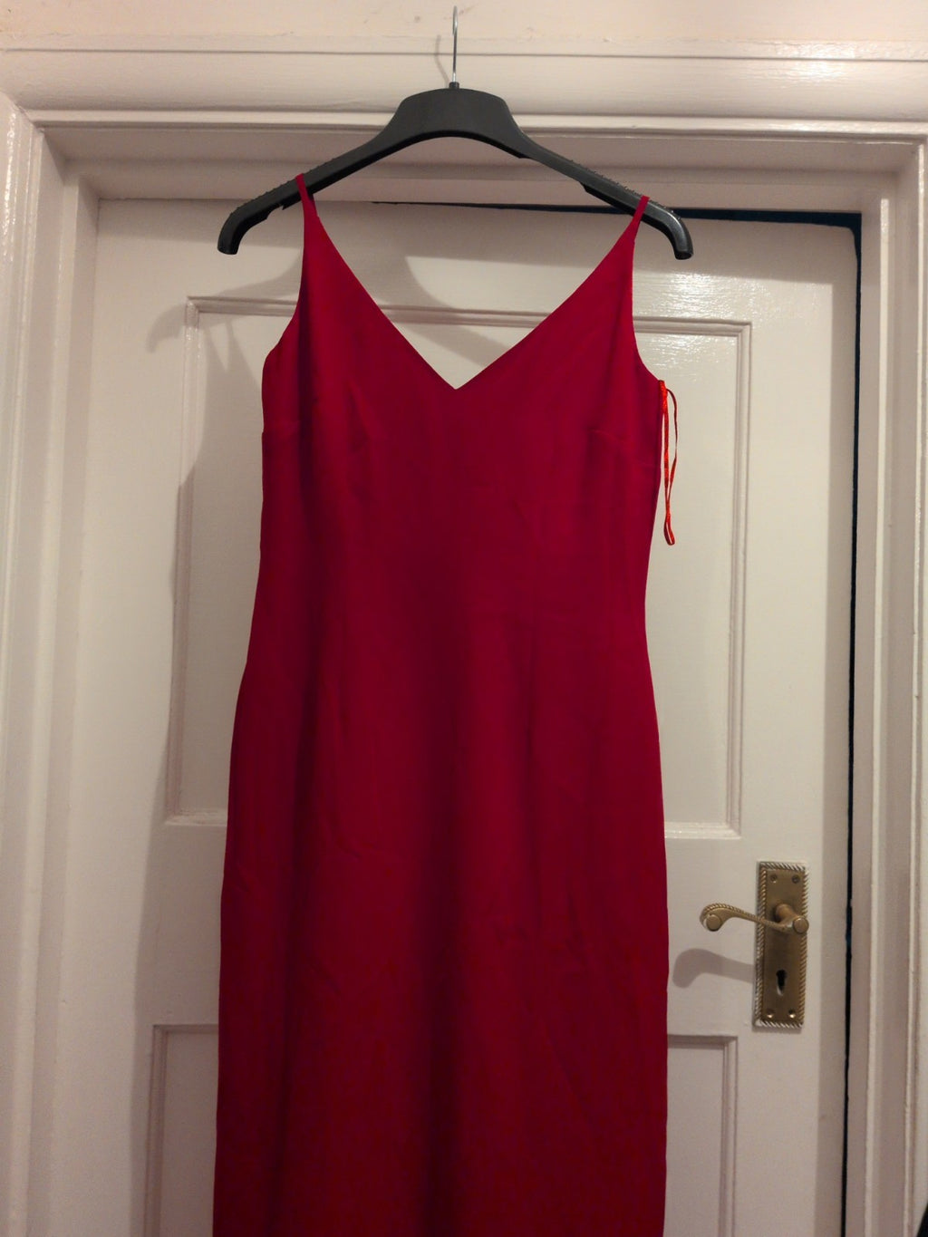 Next 8 Red Sleeveless Lined Dress