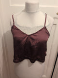 Ladies Prettylittlething Size Medium Purple Pyjama Set