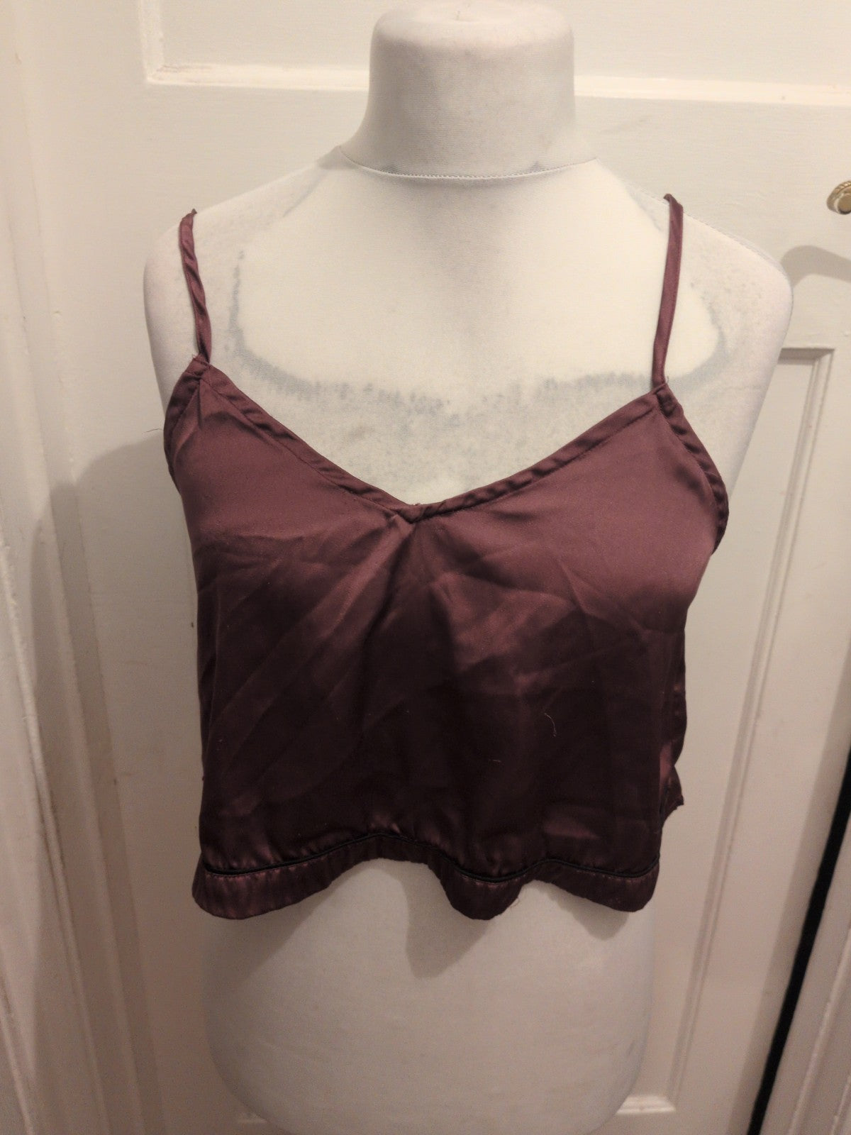 Ladies Prettylittlething Size Medium Purple Pyjama Set