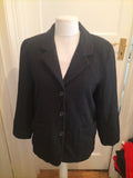 Ladies Ceaser Size Large Black Lined Padded Jacket