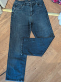 Marks And Spencer 12 Medium Dark Indigo Straight Leg Jeans