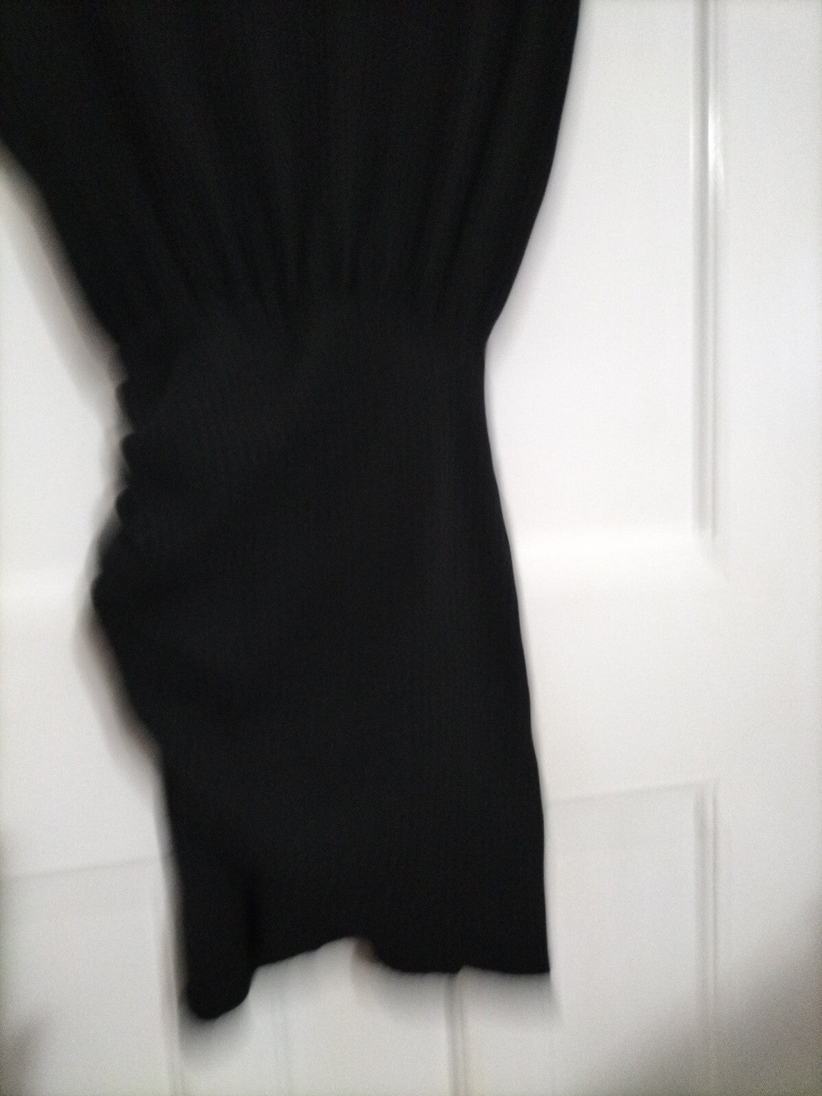 Ladies Asos Size 4 Black Backless Sleeveless Dress