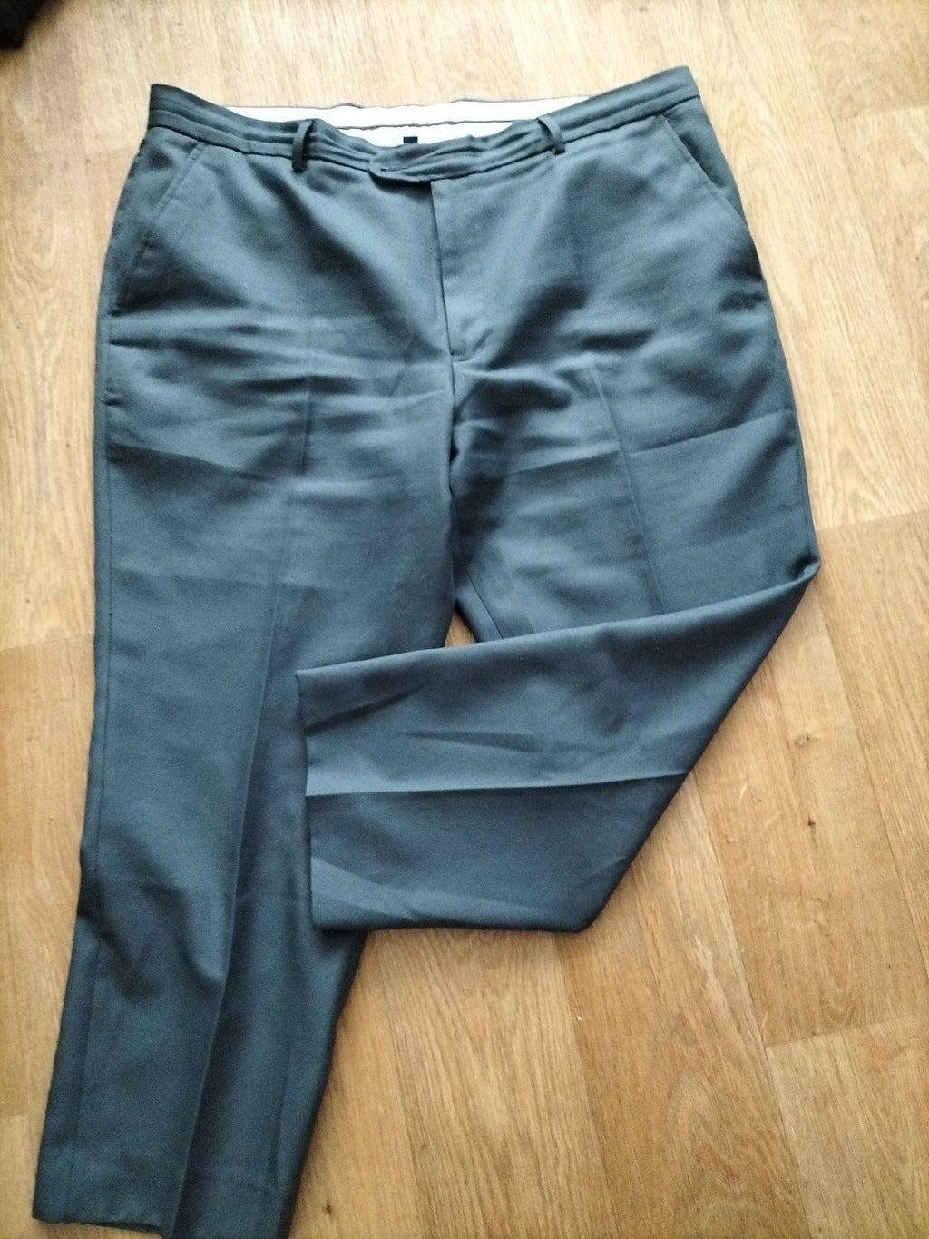 Mens Premier Man Size 42 Bottle Green Trousers