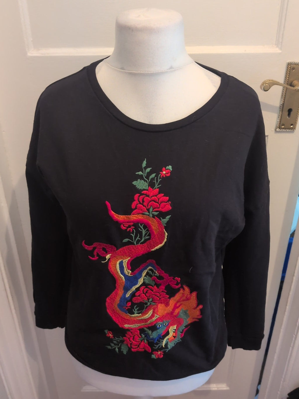 George 14 Black Chinese Dragon Jumper