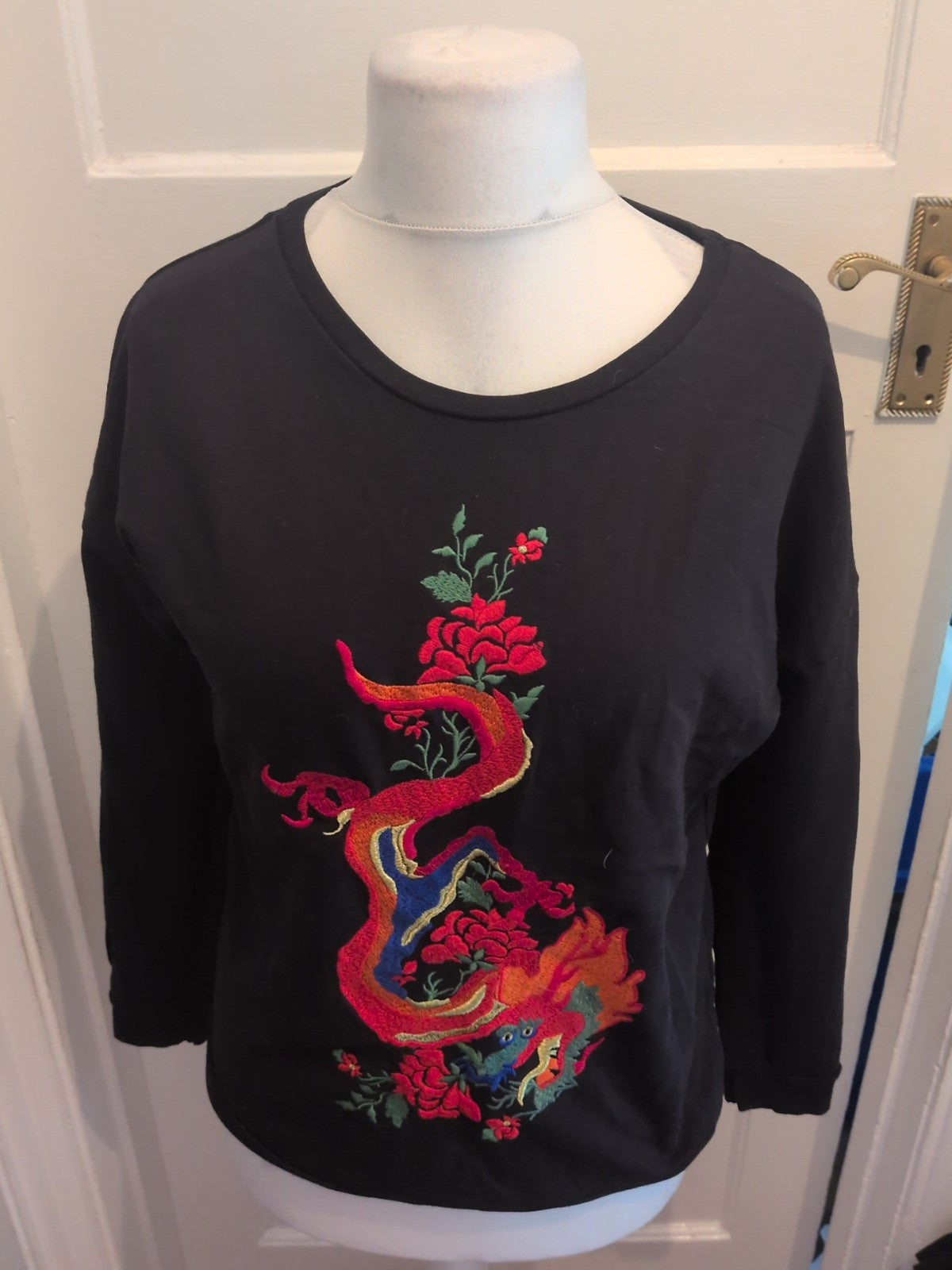 George 14 Black Chinese Dragon Jumper