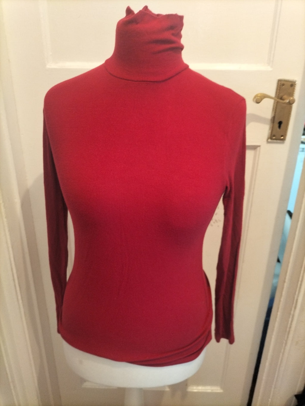 Papaya Woman 12 Deep Pink High Neck Long Sleeved Top