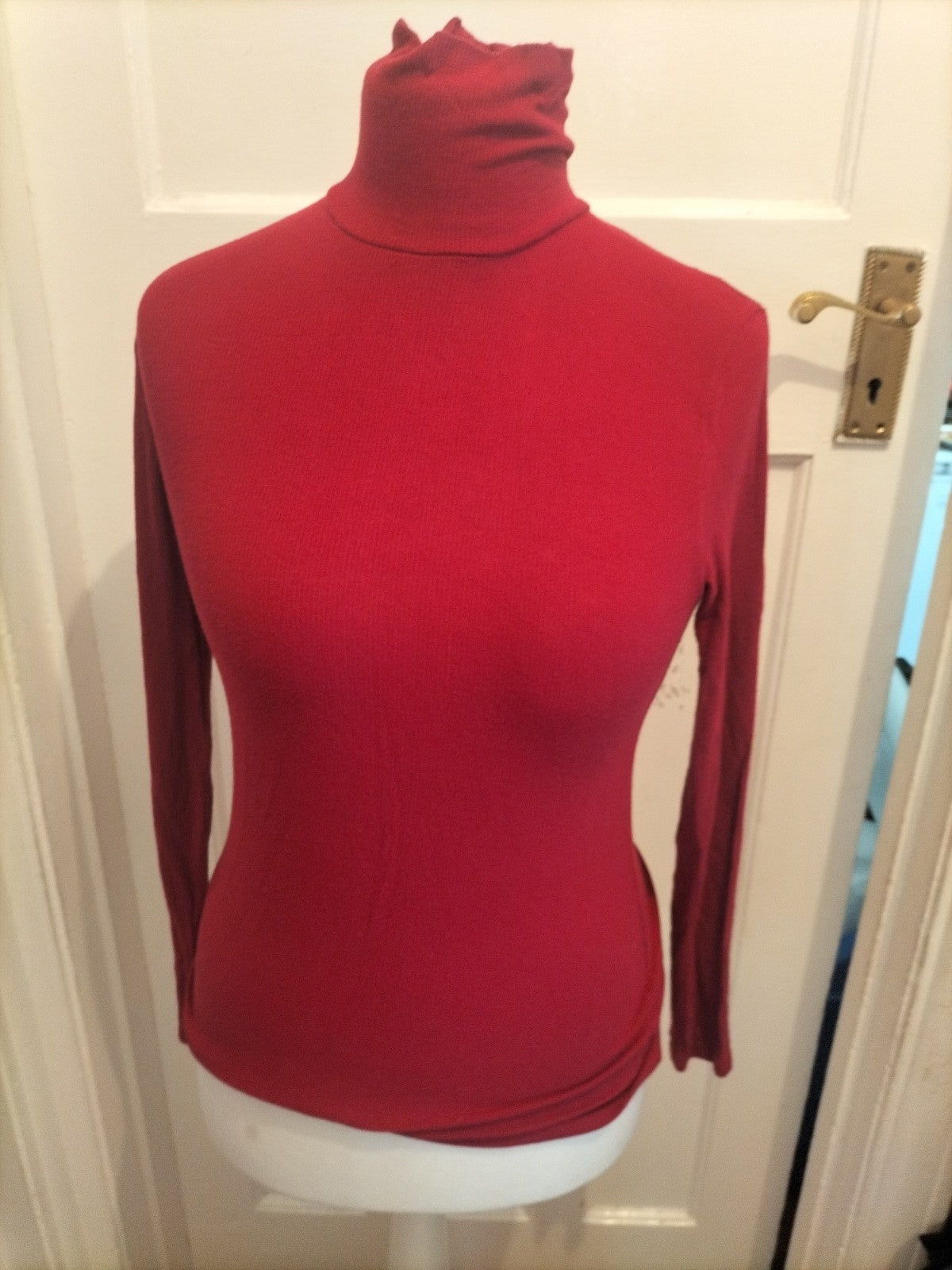 Papaya Woman 12 Deep Pink High Neck Long Sleeved Top