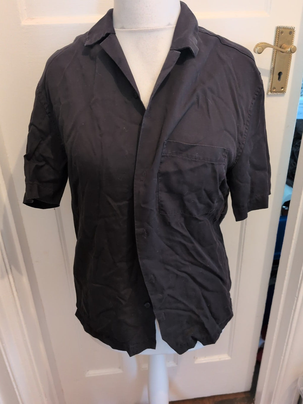 H&M Black Small Short Sleeve Shirt