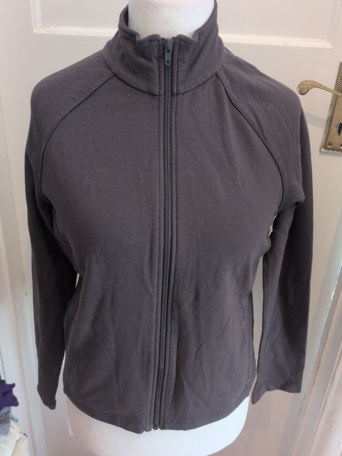Marks And Spencer 14 Charcoal Full Zip Jumper