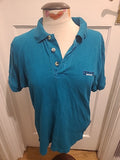 Mens Donnay Size XS Teal Short Sleeved Polo
