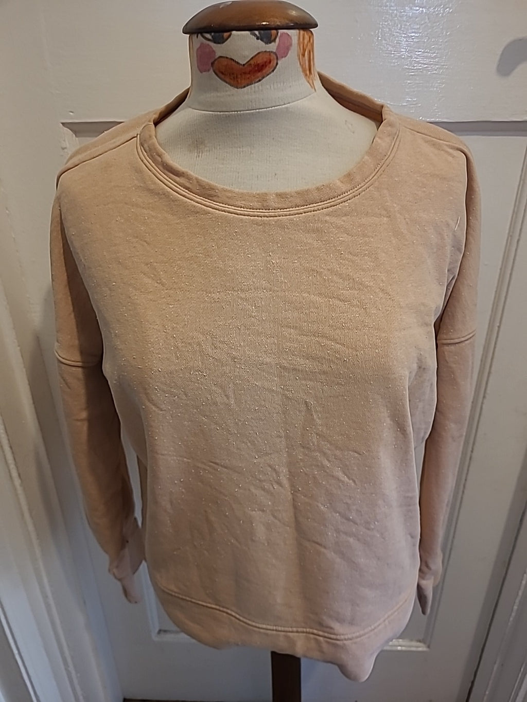 Ladies Next Size Medium Pale Pink Pullover Jumper