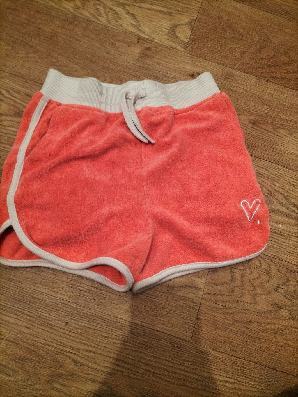 Girls Primark Age 10-11 Years Coral Elasticated Shorts