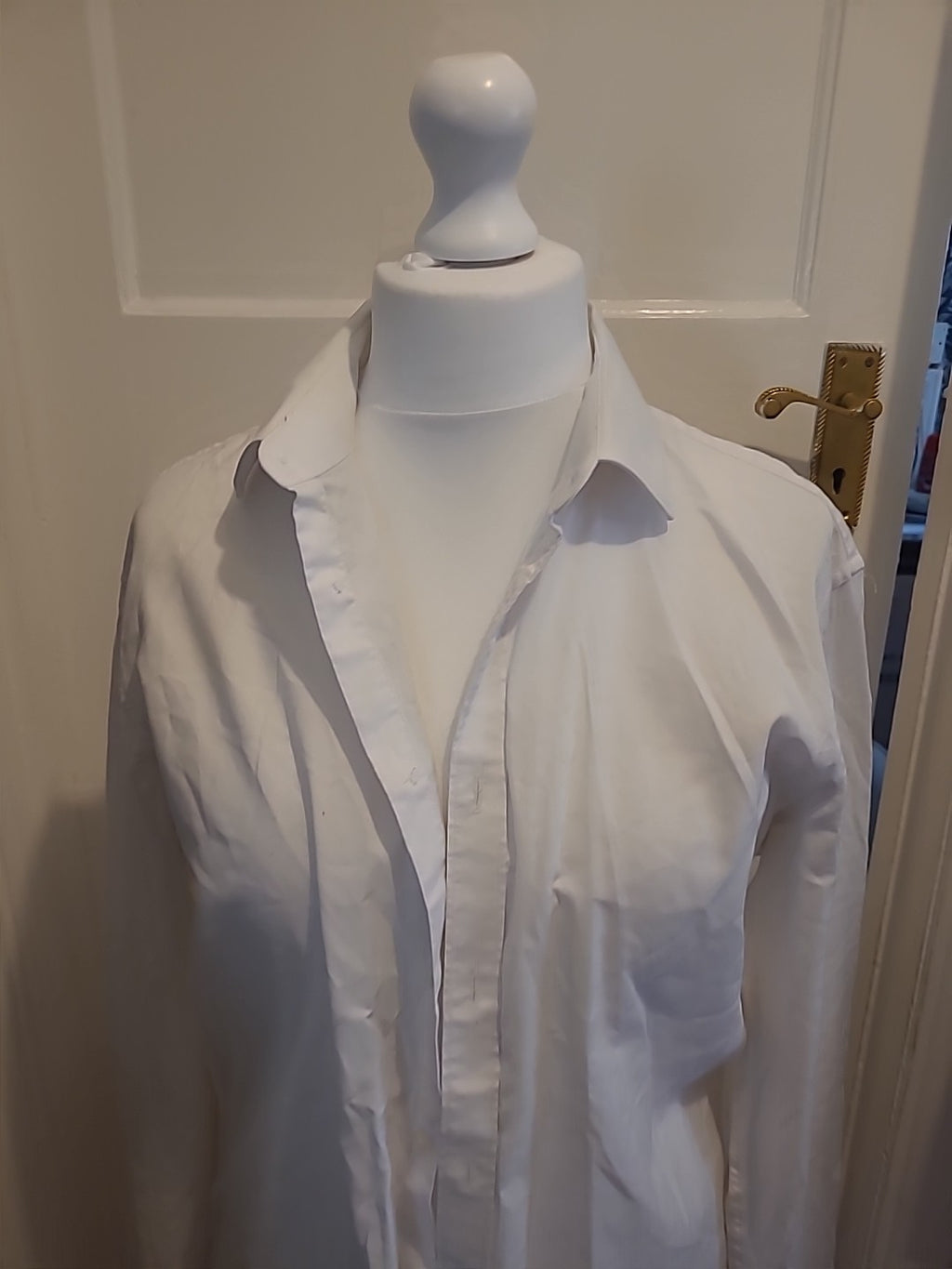 Mwns Meraki Size XL Long Sleeved White Shirt