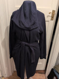 Marks And Spencer Medium Navy Hooded Dressing Gown