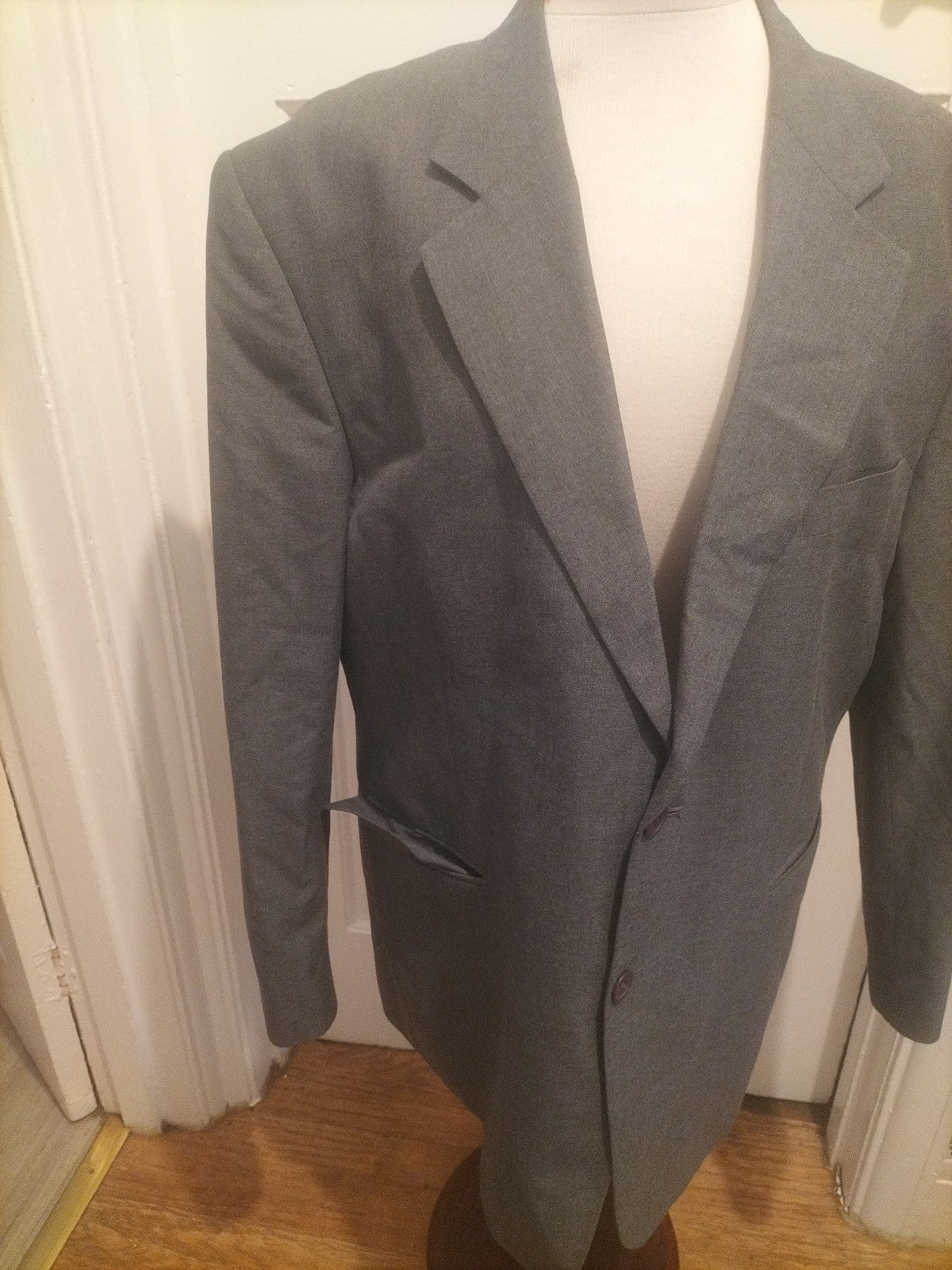 Mens Chums Size 44R Grey Padded Lined Blazer