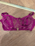 Ladies Pour Moi Size 36G Deep Pink Wired Bra