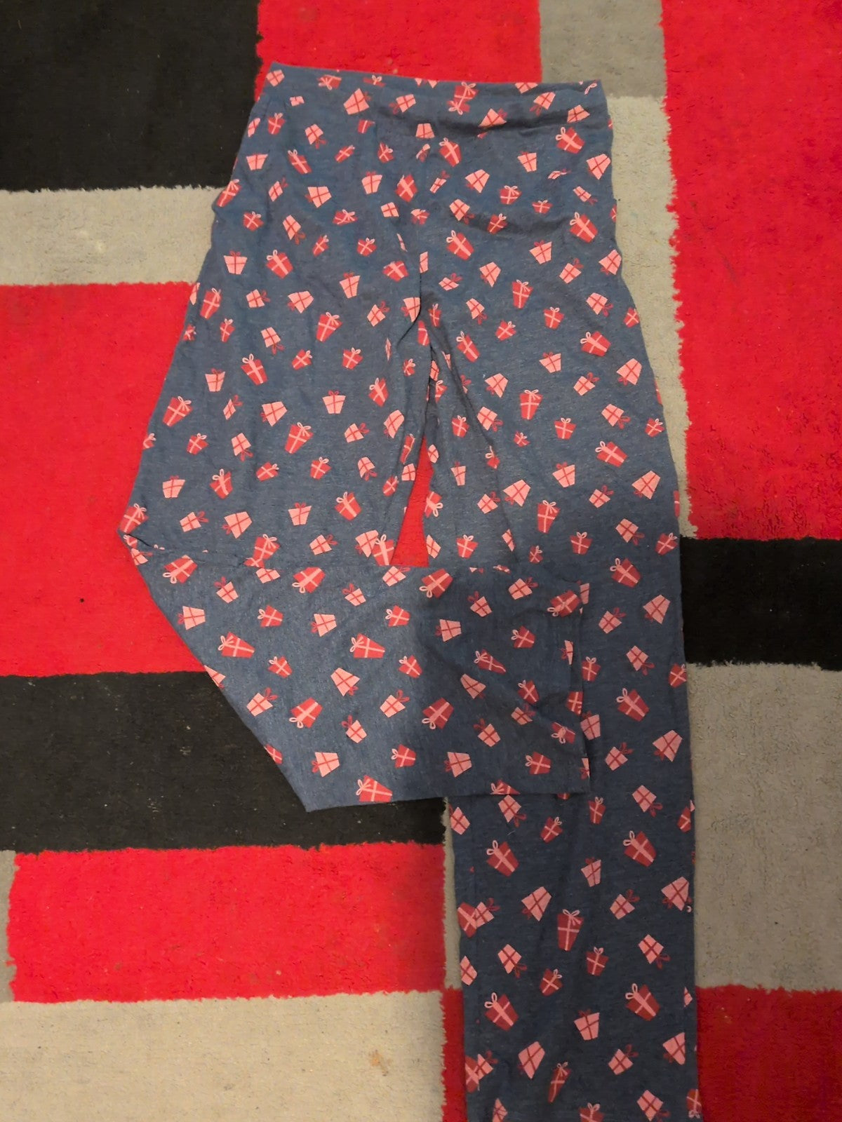Ladies Tu Size 8 Navy Present Pyjama/Leggings