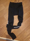 Mens Crane Size Small Black Padded Cycling Leggings