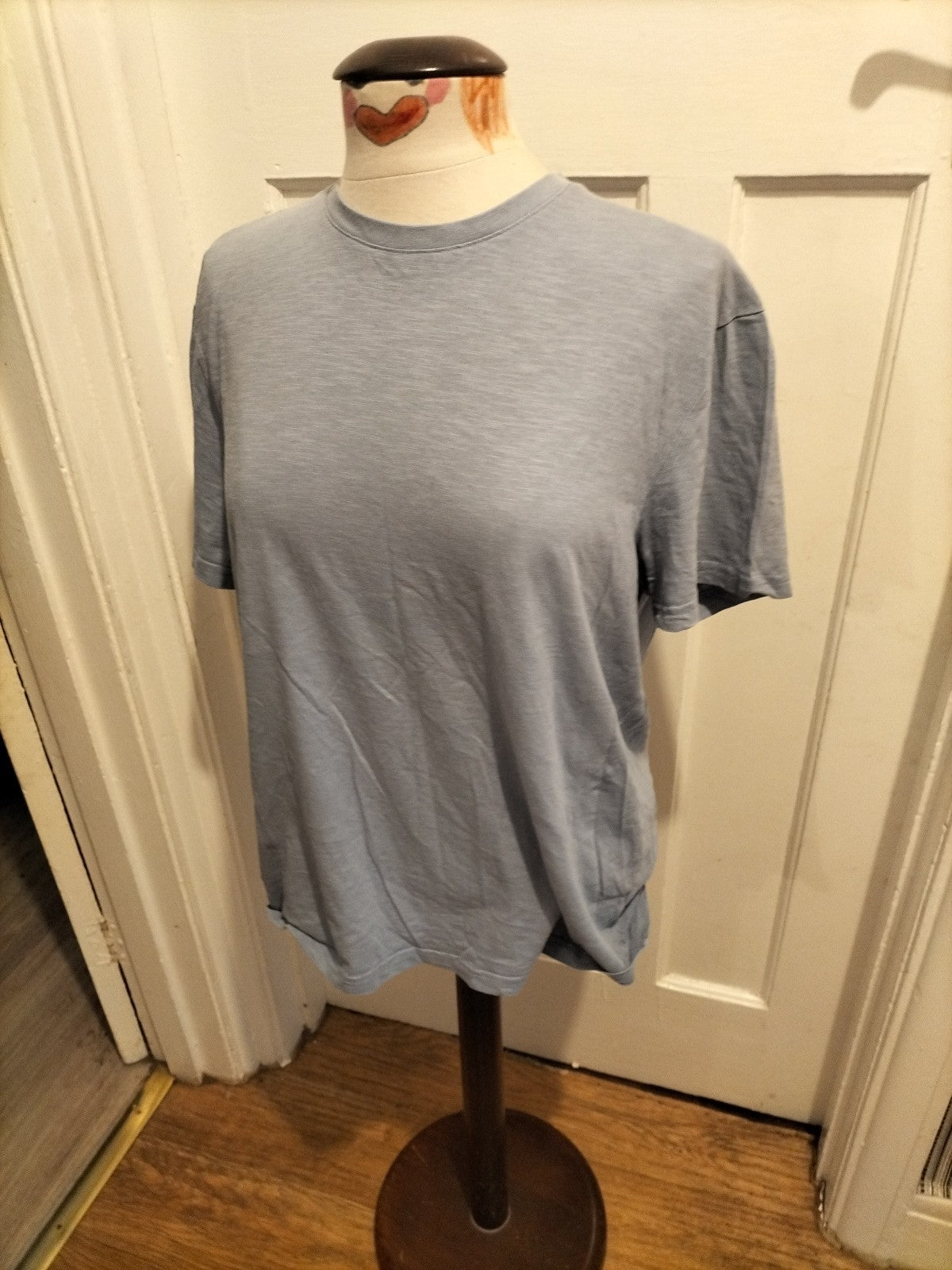 Mens Tu Size L Bluey/Grey Short Sleeved Tshirt Tee
