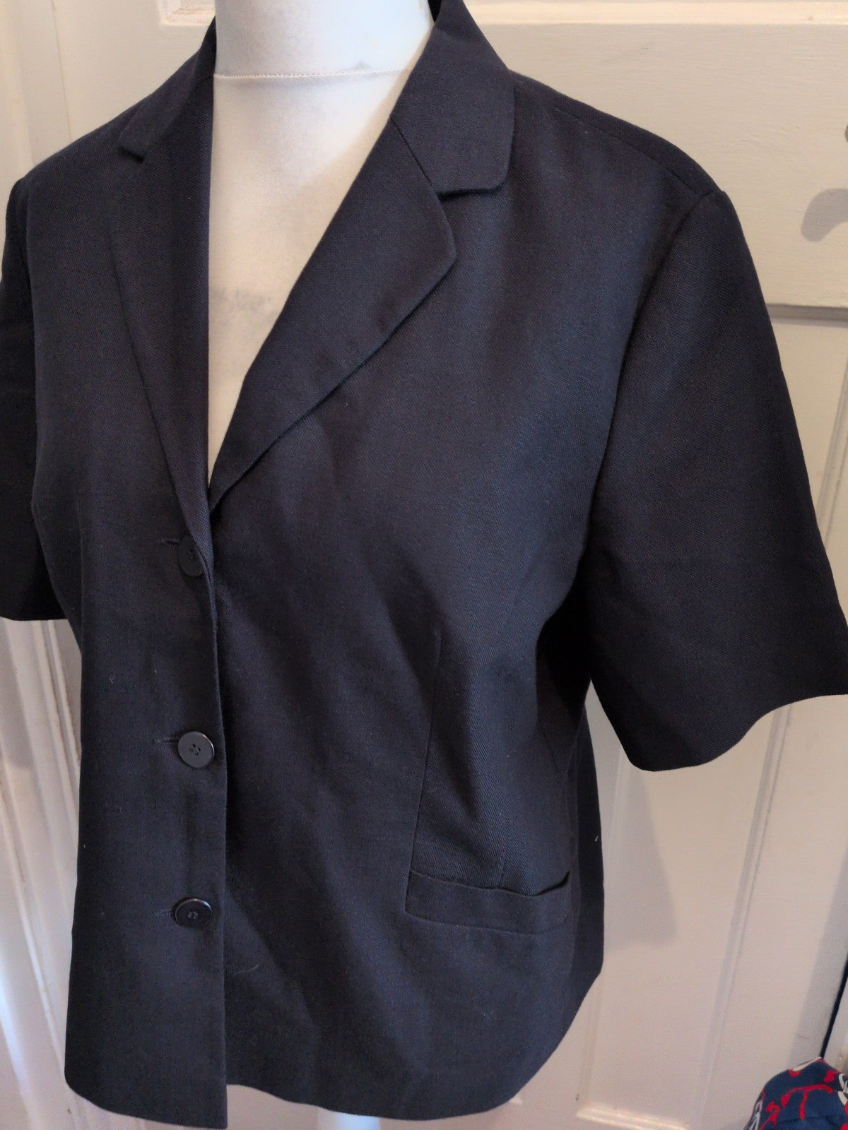 Ladies Bianco 18 Black Lined Blazer