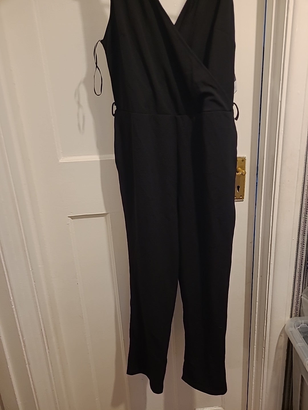 Brand New With Tags Ladies Girl In Mind Size 12 Black Jumpsuit