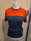 Mens Dare2B Size Small Navy And Orange Short Sleeved Tshirt