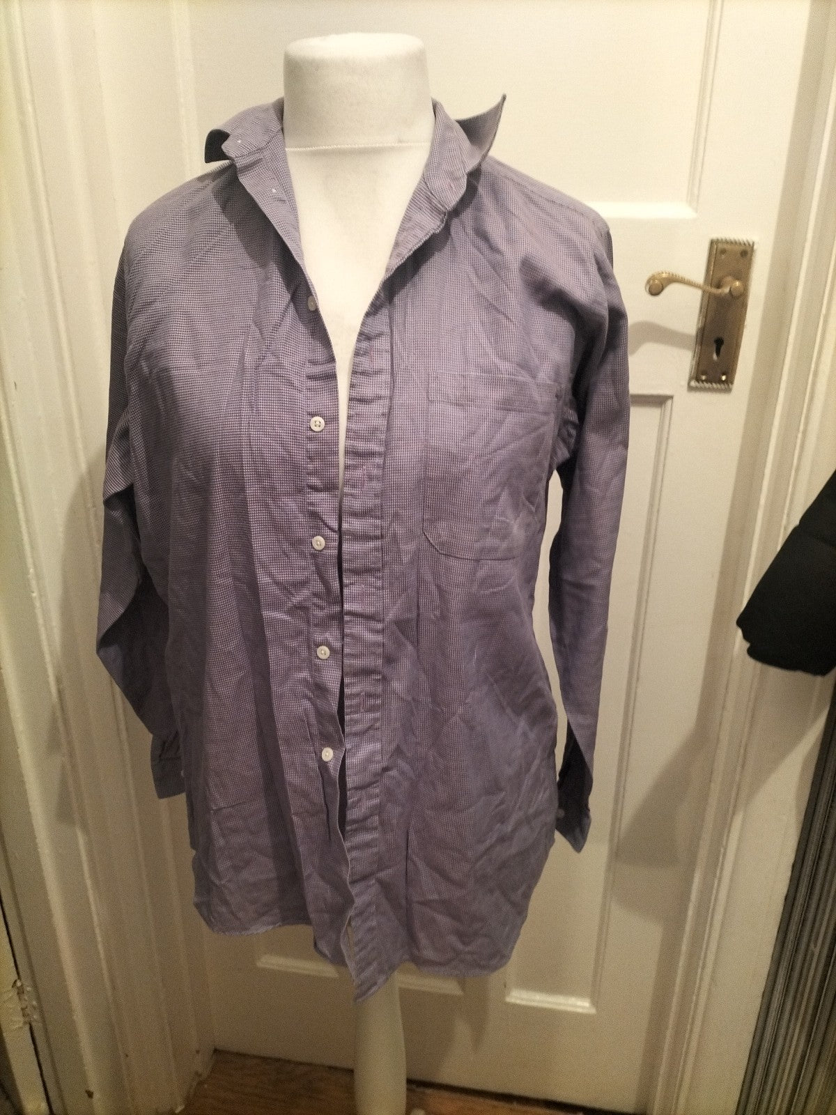 Thomas Nash Size 13-14 Purple Long Sleeved Shirt