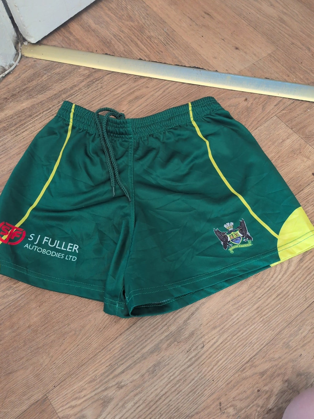 Youth 30" Bridgend Elasticated Green Shorrs