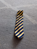 Mens Lemon/blue Stripe Tie Carlo Colombo Tie Rack