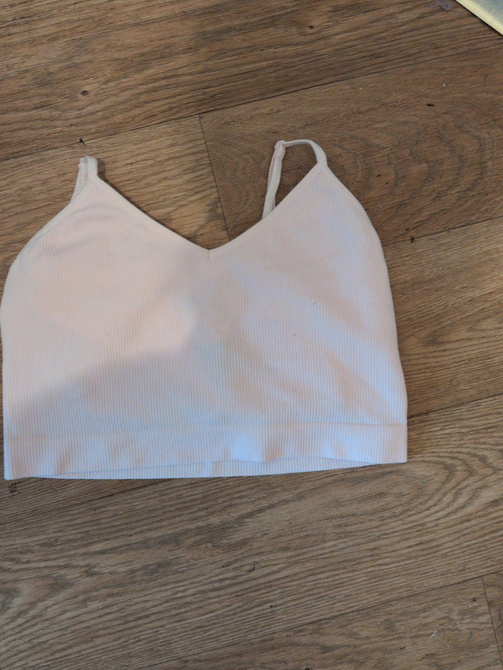 Primark XS Pink Brush Rib Bralette